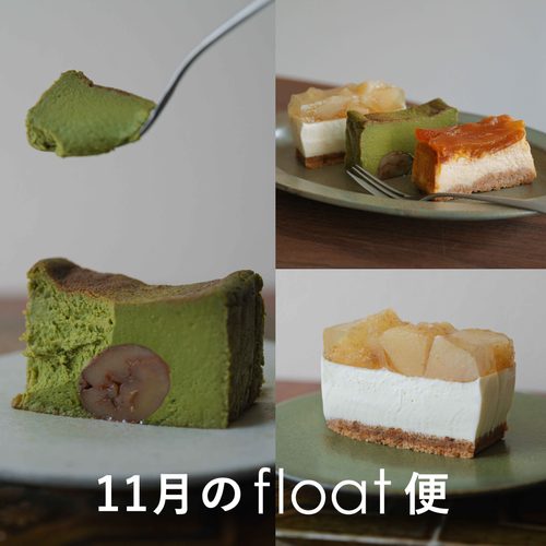 11月のfloatチーズケーキ便